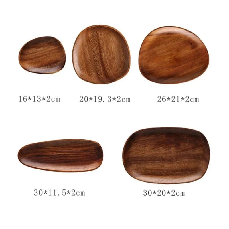 Acacia Wood Serving Trays - Urban Jiko