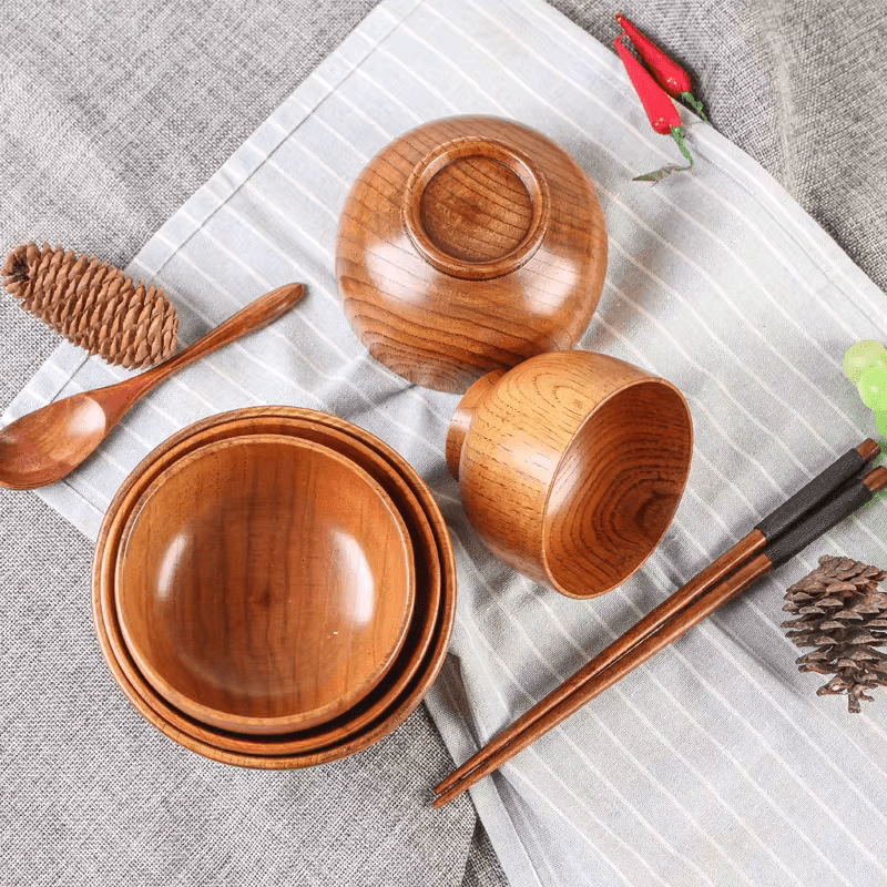 Japanese Jujube Wooden Bowls - Urban Jiko